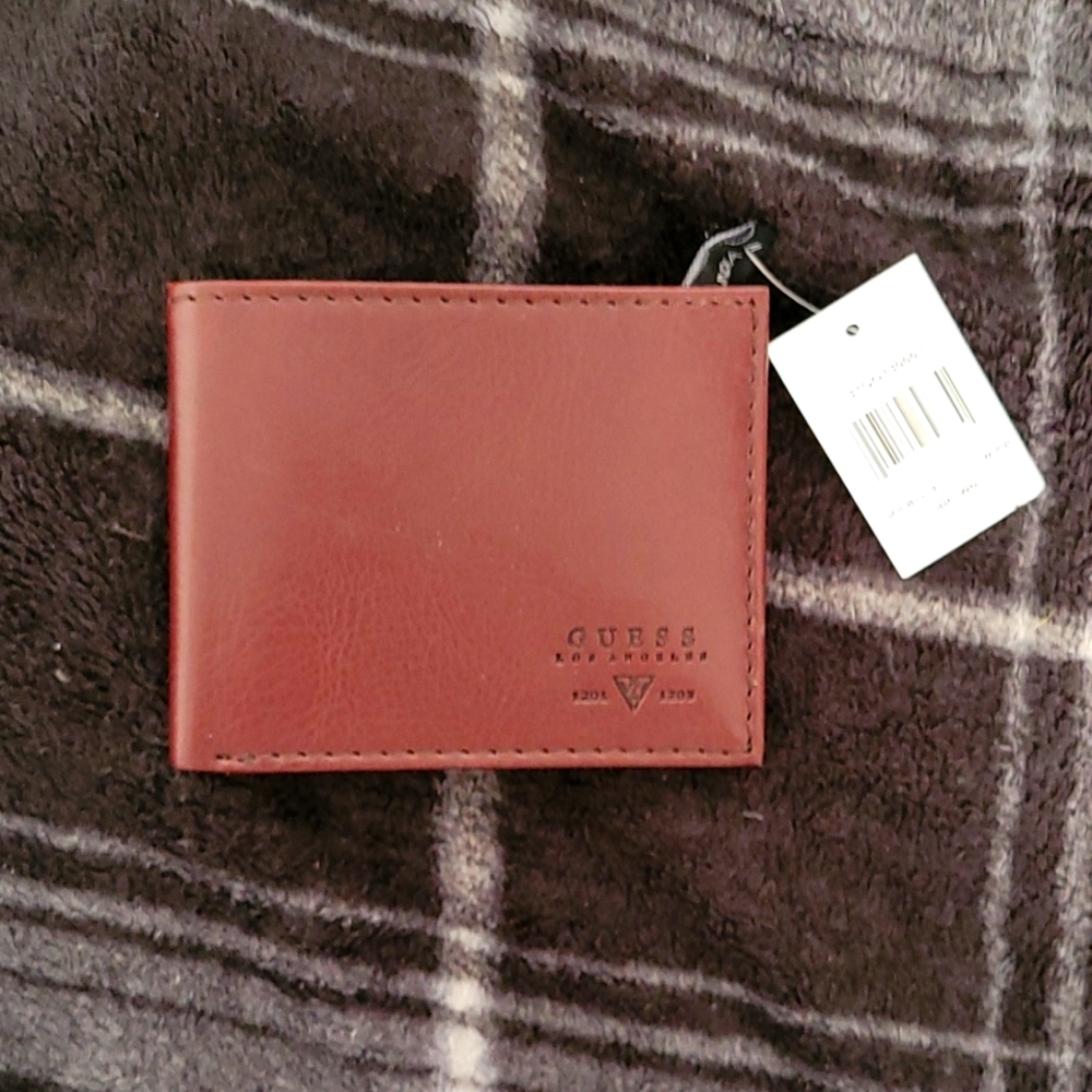 Brown Double Billfold Wallet